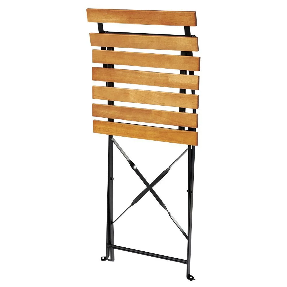 Chaise de jardin pliante Bali métal bois
