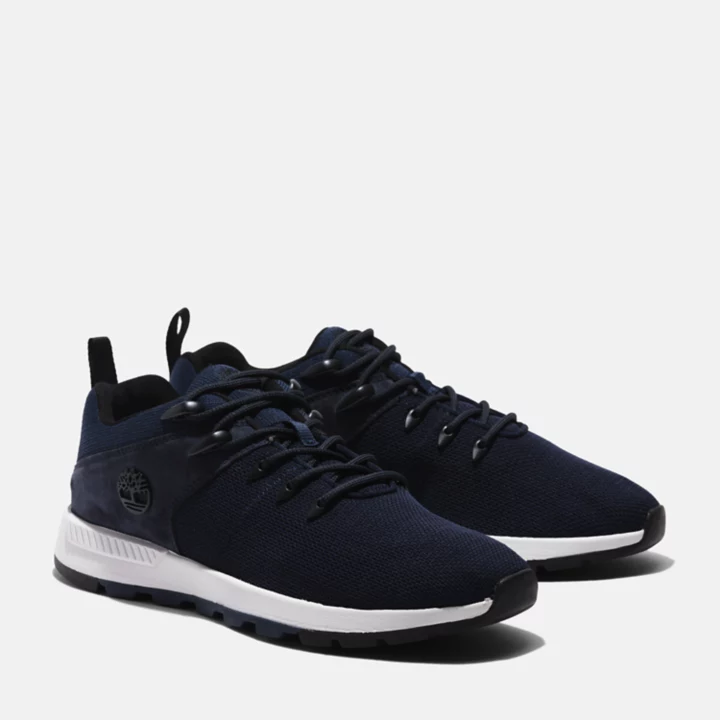 Basket basse à lacets Sprint Trekker pour homme en bleu marine
