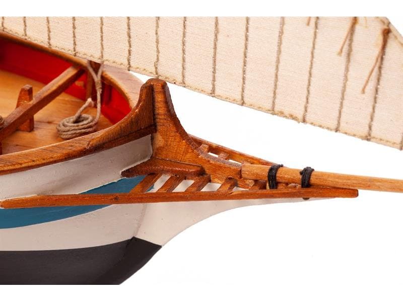 Billing Boats Bausatz Le Martegaou 1:80, 410 mm Detaillierter Modellbausatz eines Plattbodenschiffs