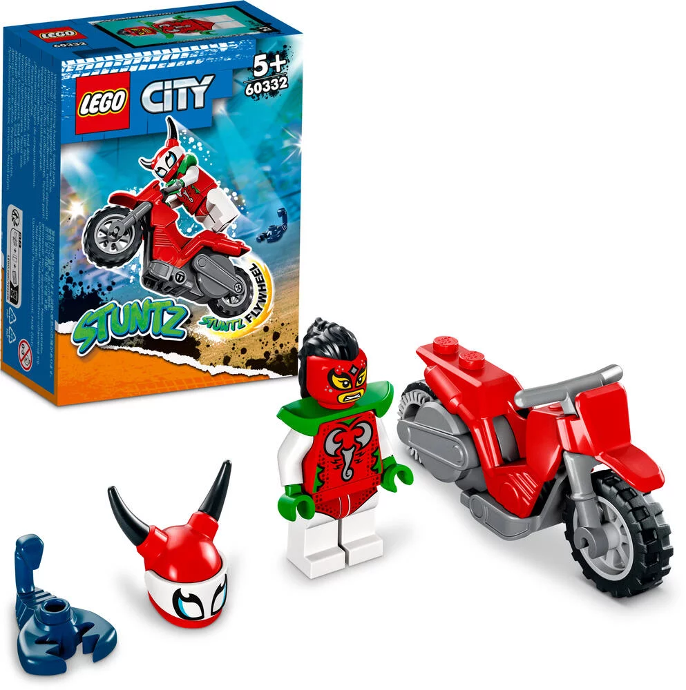 LEGO®CITY 60332 - LA MOTO DE CASCADE DU SCORPION TEMERAIRE