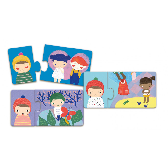 Puzzle : 16 pièces - Duo Emotions