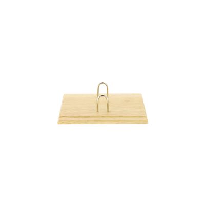Lecas - Socle éphéméride en bois - 14,5 x 20 cm