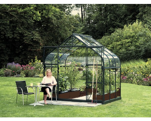 Vitavia Diana 5000 kas, enkelvoudig veiligheidsglas 3 mm, 264x195 cm, groen