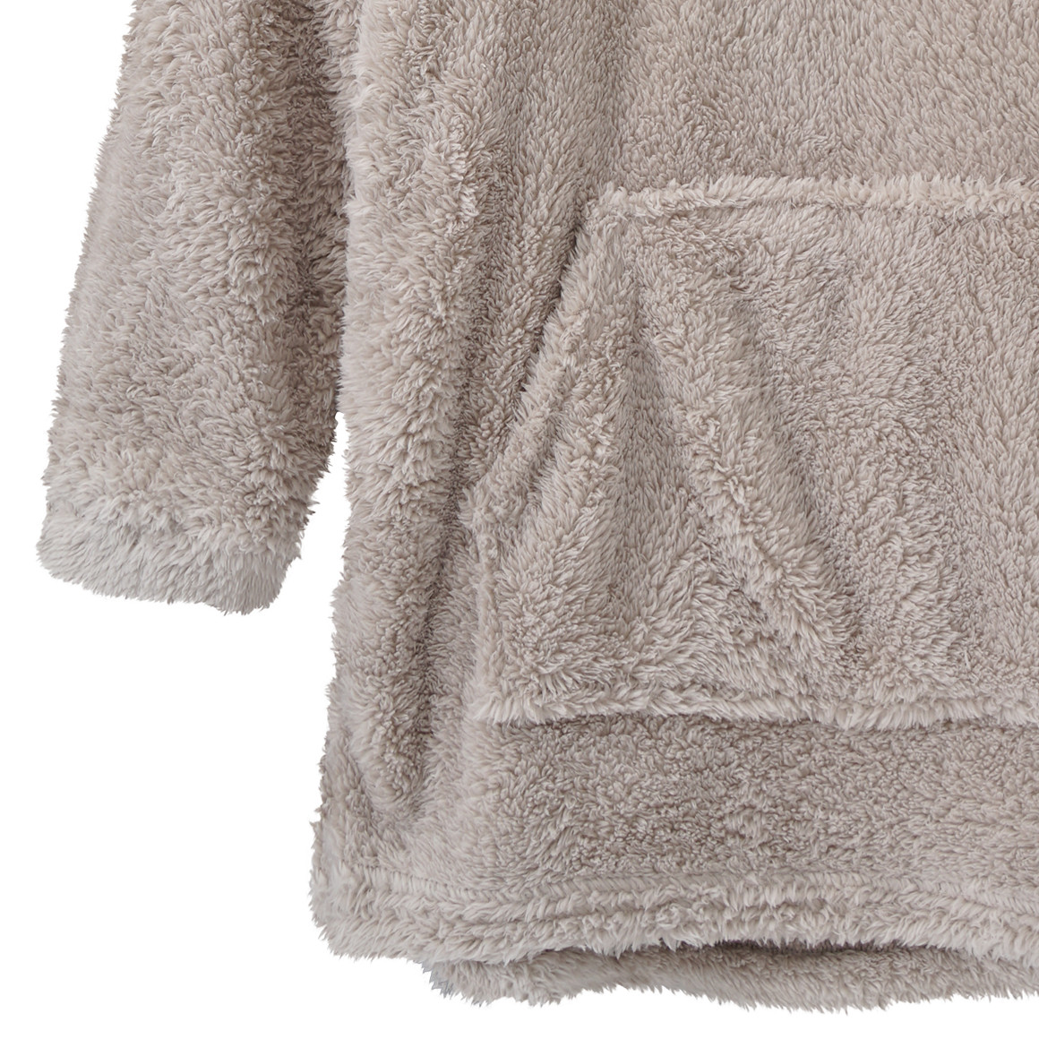 Topolino Kinder Hoodie-Decke mit Kapuze beige