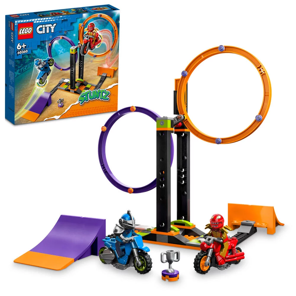 LEGO®CITY 60360 - LE DEFI DE CASCADE - LES CERCLES ROTATIFS