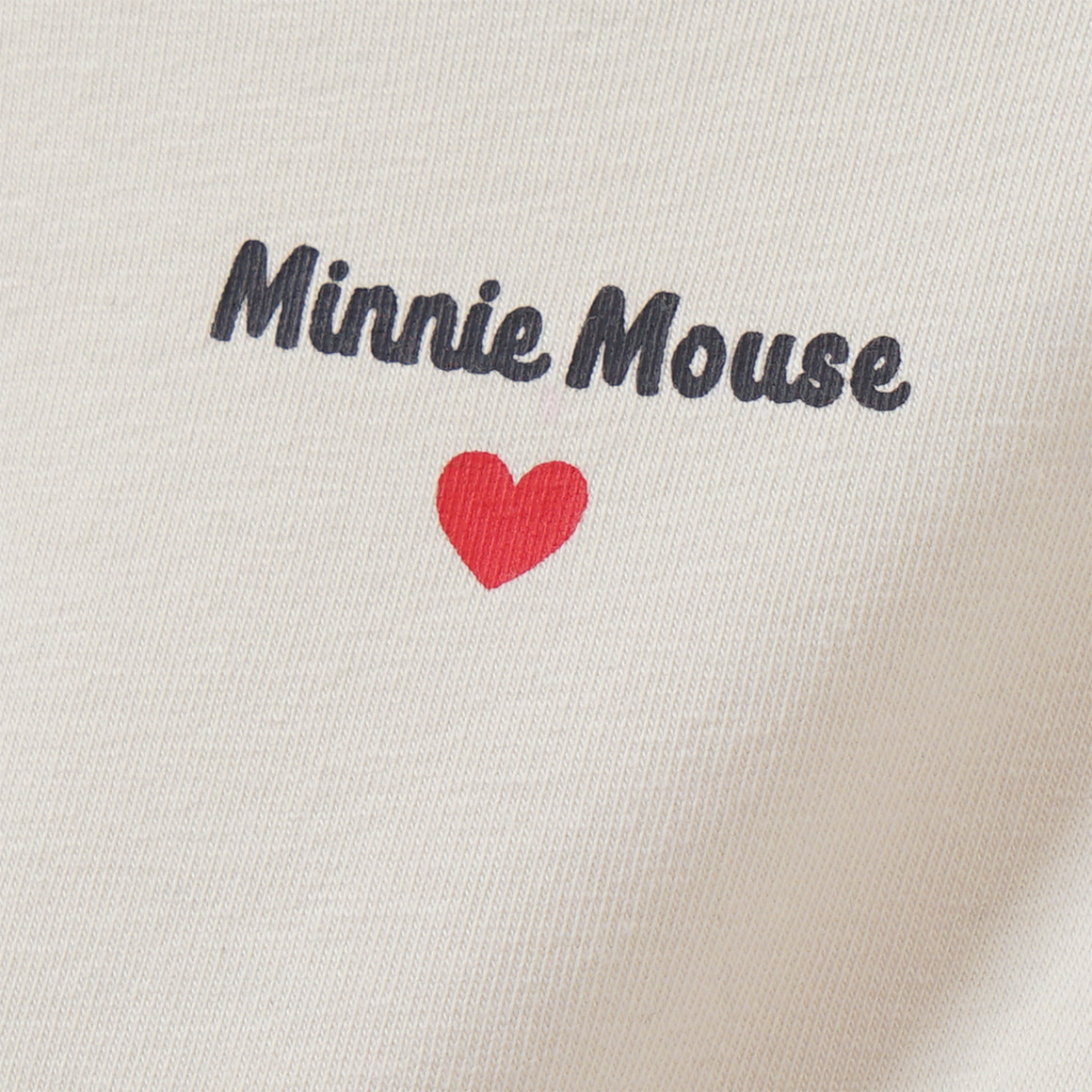 Topolino Minnie Maus Langarmshirt mit großem Print creme
