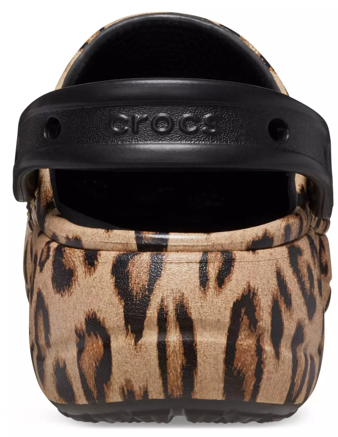 CROCS BAYA PLATFORM PRINTED CLOG - Mules & sabots 0C4BLACKMULTI