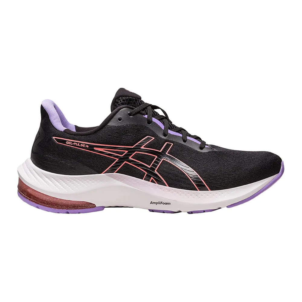 Asics GEL-PULSE 14 - Chaussures running Femme black/papaya