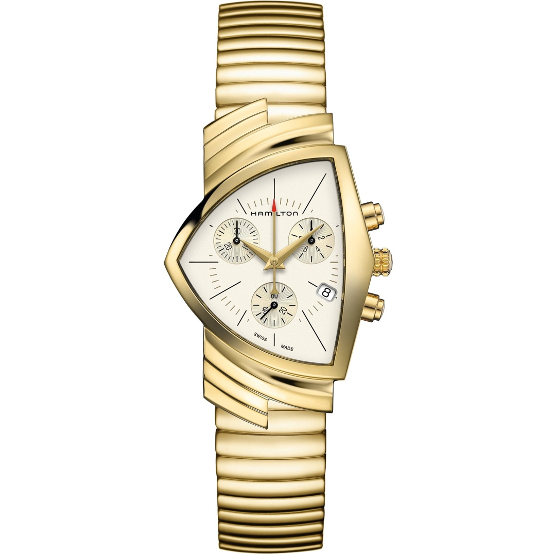 Hamilton Shaped Ventura Chrono Quartz