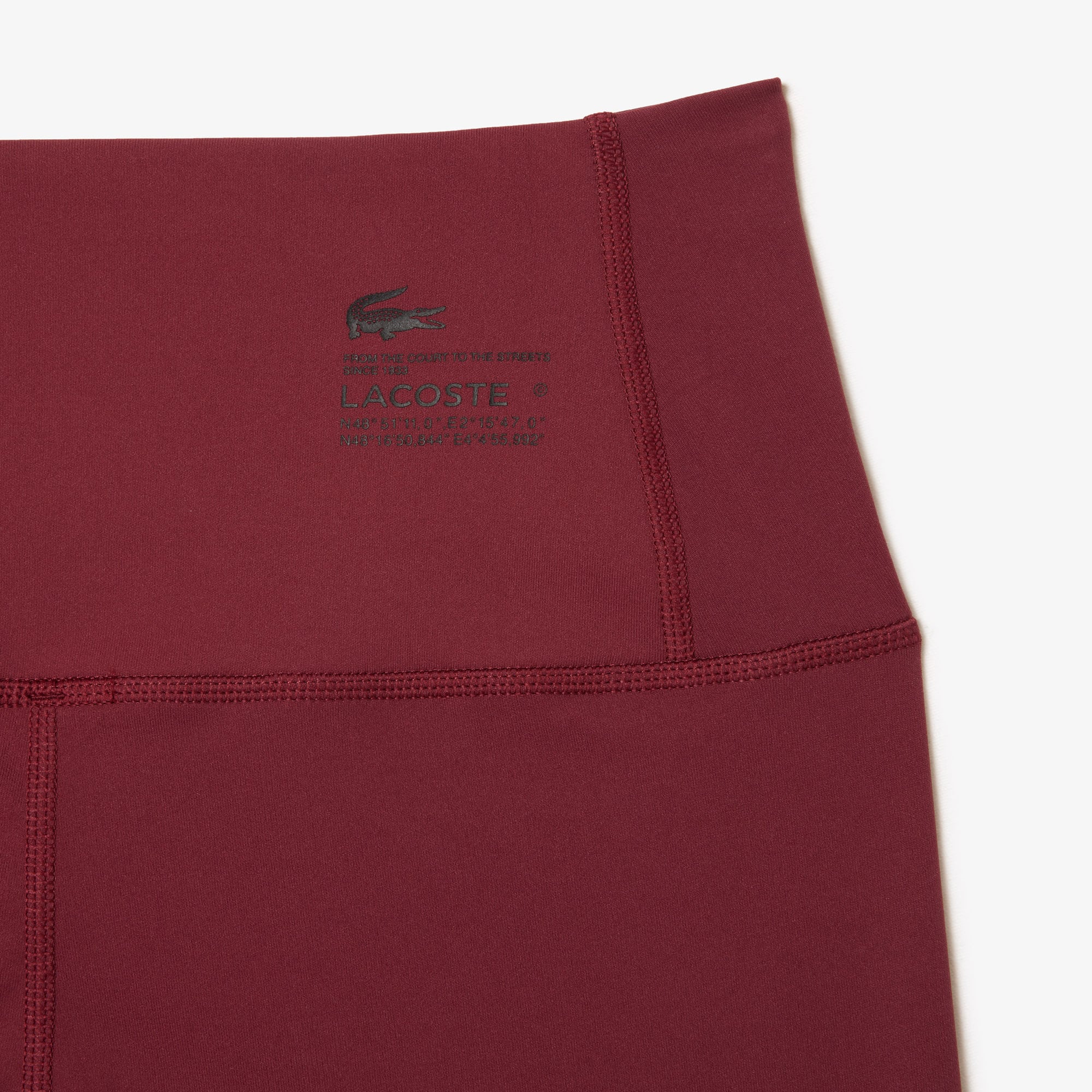 Legging fuseau femme Lacoste en polyamide recyclé Pantalons de survêtement - Rouge - Lacoste - Femme