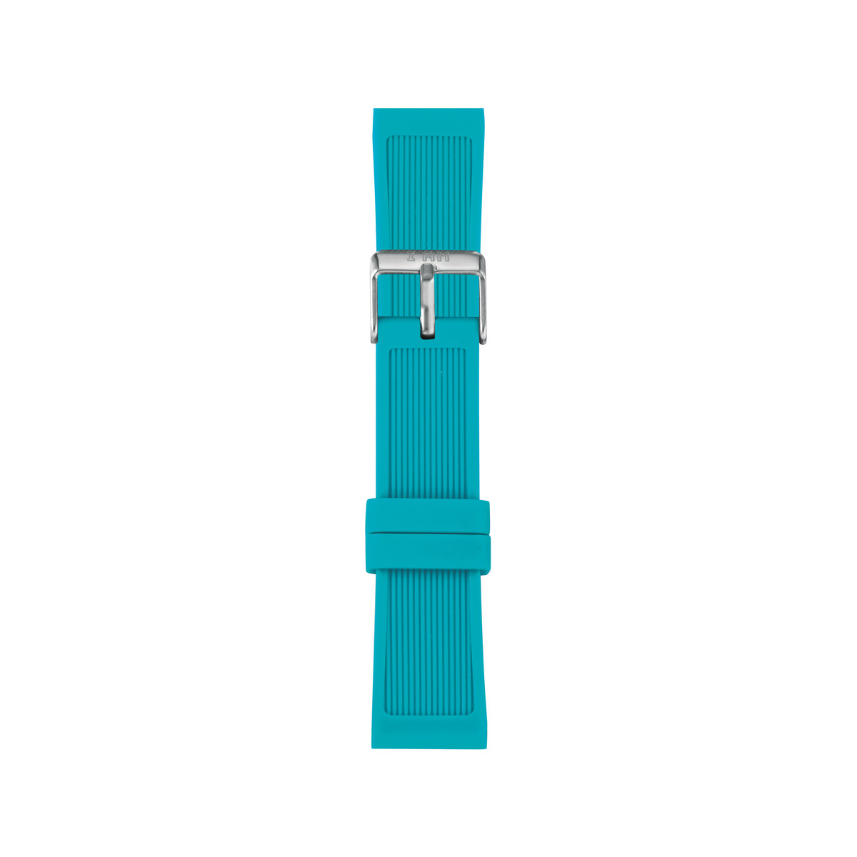 Bracelet de montre IAM large silicone bleu