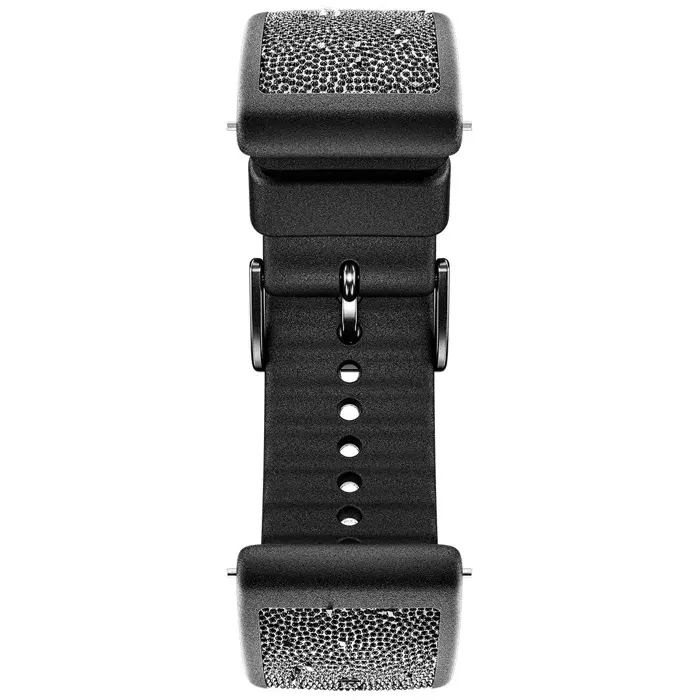 Polar Polsband Ignite/Unite/Pacer 20mm Crystal Zwart S/M
