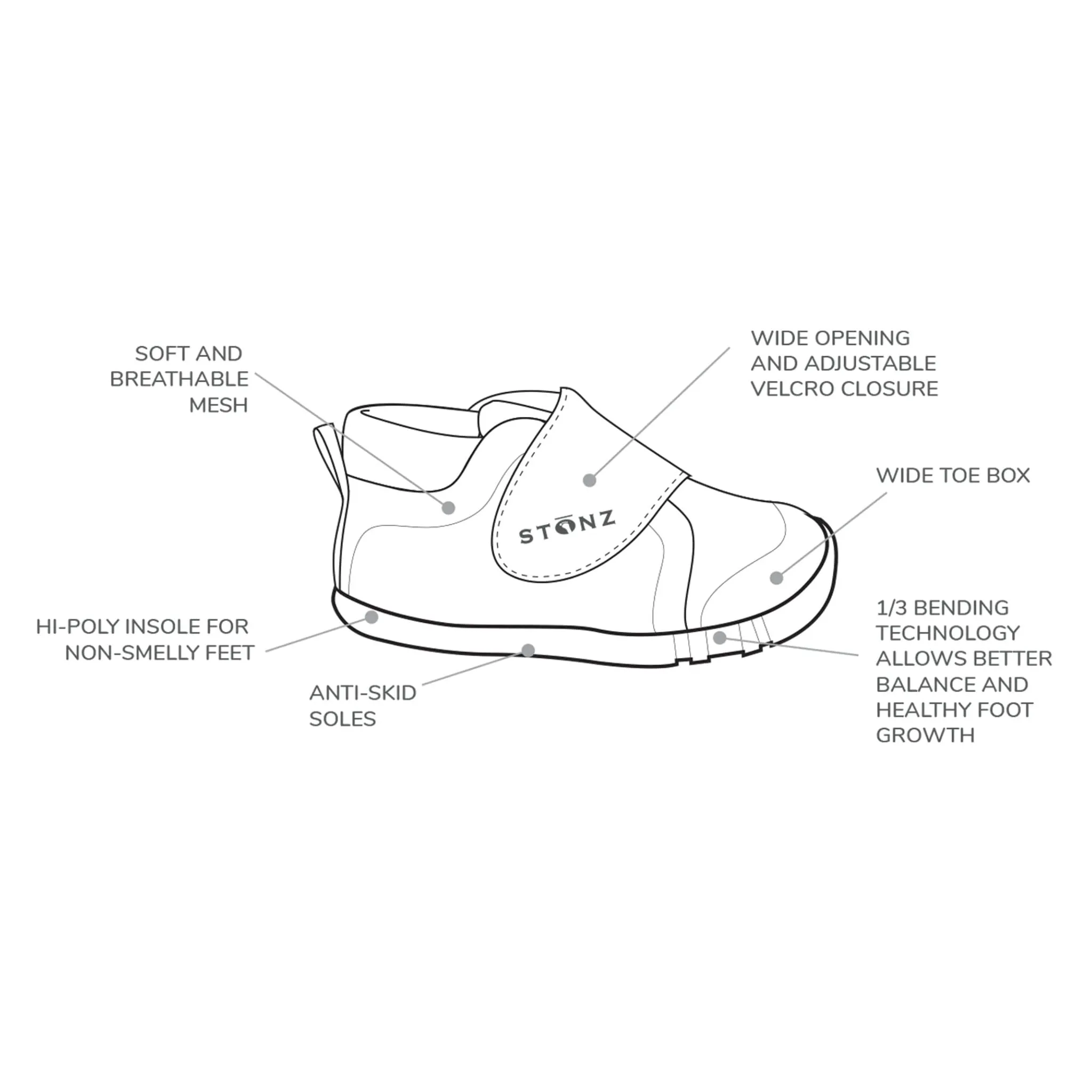 Stonz Soulier Cruiser 6-24mois