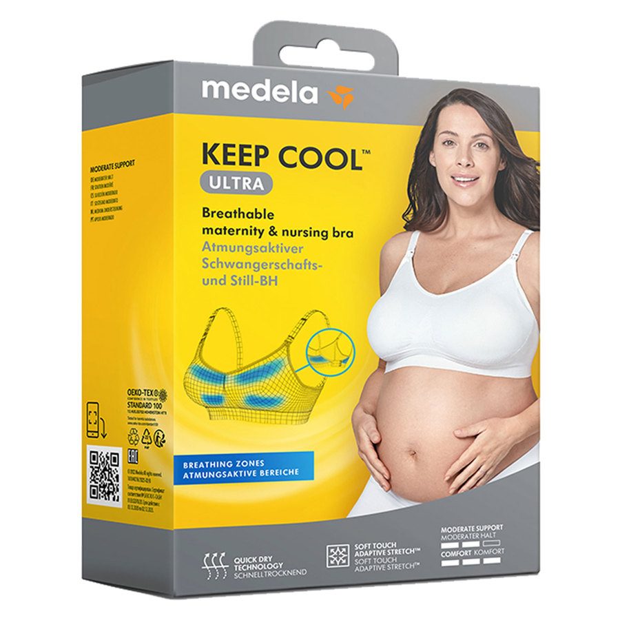 Medela Keep Cool Ultra Bra White L