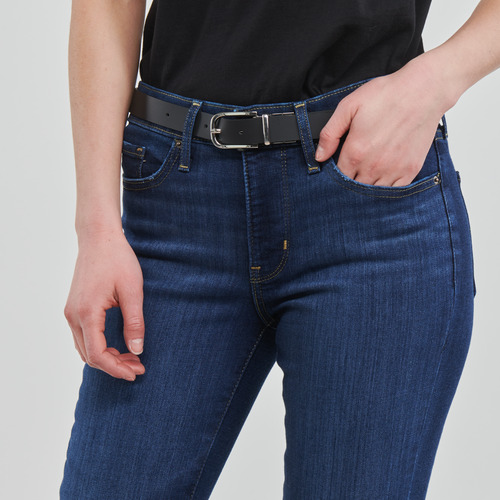 Levi's - WOMEN'S REVERSIBLE BELT - Noir / Taupe