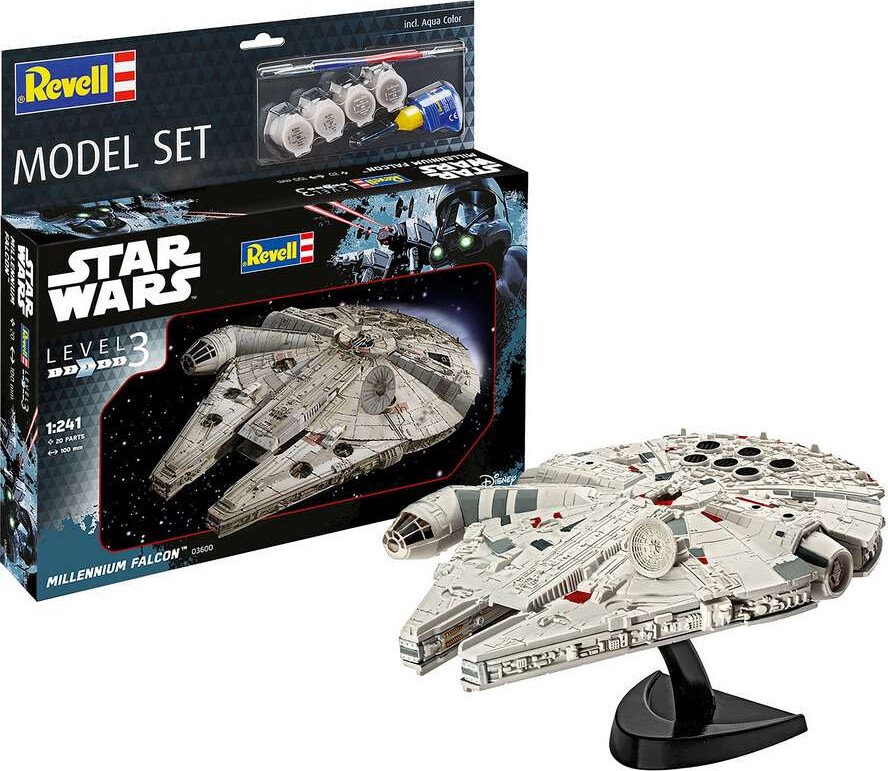 Revell - Star Wars - Millennium Falcon Inkl. Maling - 1:241 - 63600