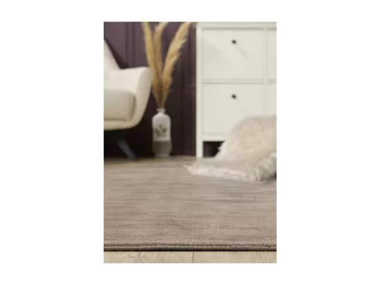 Tapis en viscose uni - LUXURY Beige 160*160
