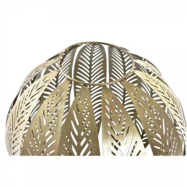 Lampe de bureau volets doré métal (34 x 34 x 39 cm)