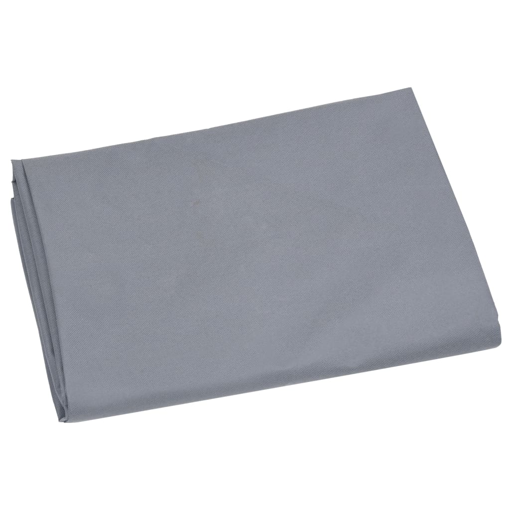 Bâche de chariot de jardin gris foncé 81x41x40 cm tissu