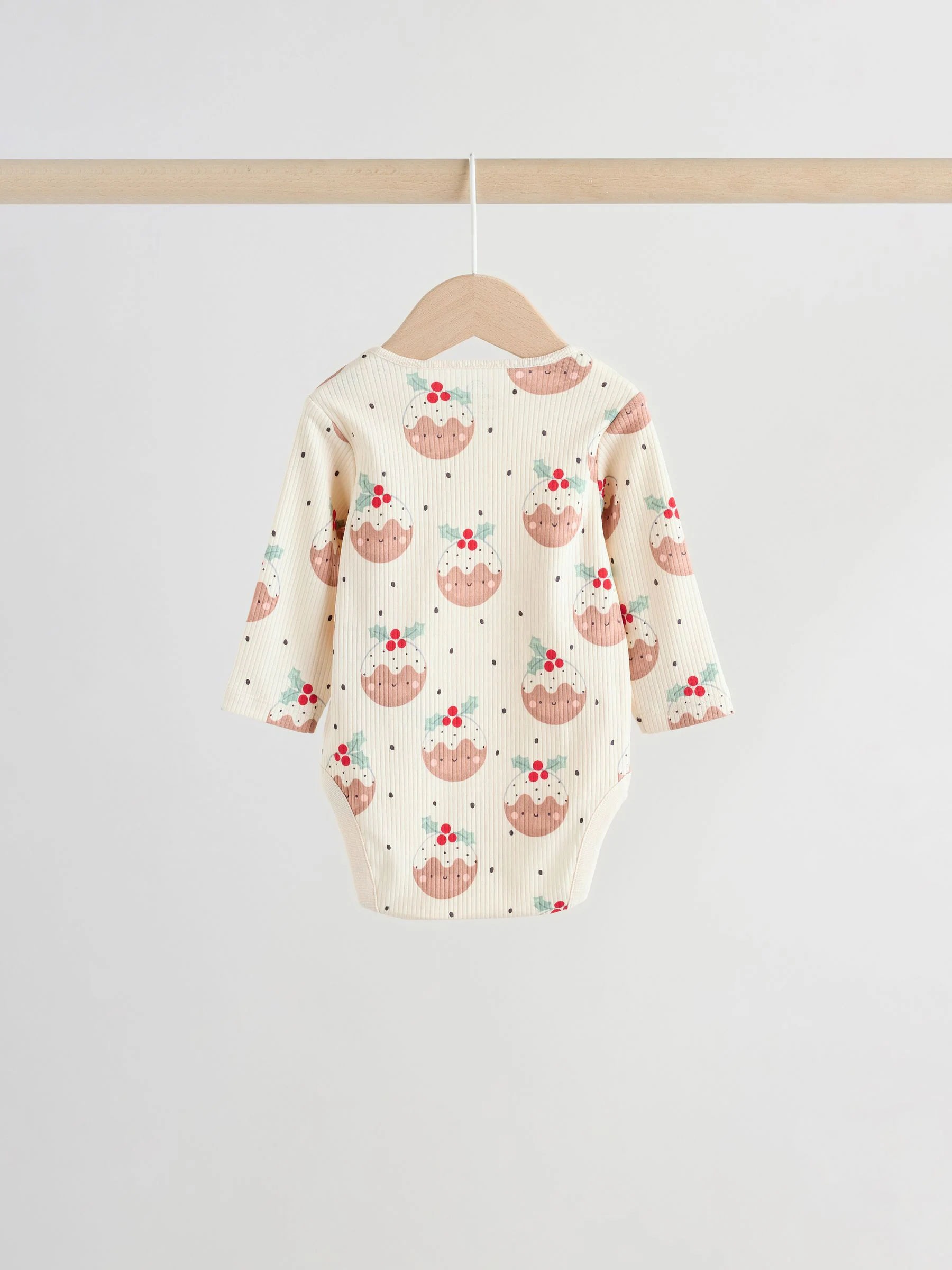 Multi - Verpakking van 3 Kerstmis Baby Bodysuits