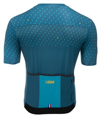 Maillot Manches Courtes LeBram Chaussy Bleu Pelforth Coupe Ajustée