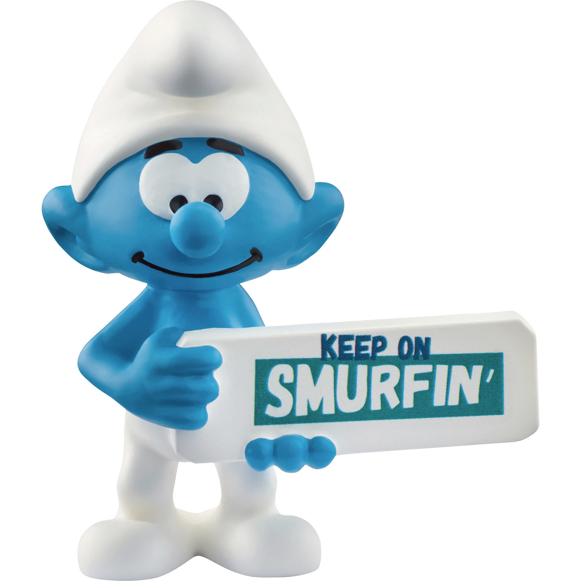 Schleich Spielfigur Die Schlümpfe Schlumpf Smurfin Schild