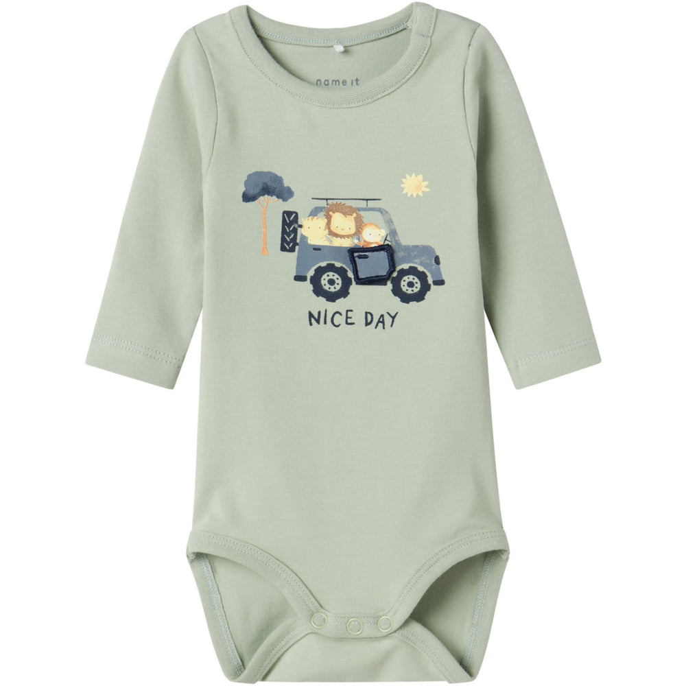 Køb Name It Aqua Gray Hollow Body