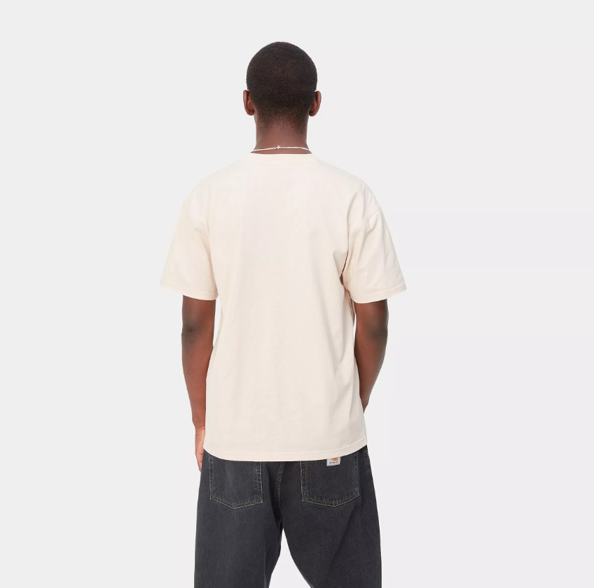 Carhartt WIP SS American Script T-Shirt Natural