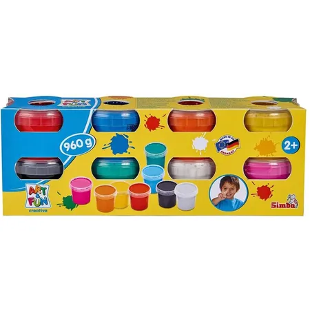 Simba Art & Fun Fingermalfarben 8 x 120 g