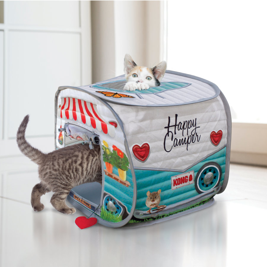 Casa de Brinquedo para Gatos Kong Play Spaces Camper