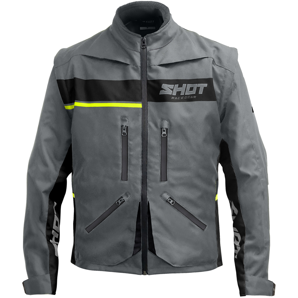 Shot - Veste Contact Assault 2.0 Gris / Jaune fluo