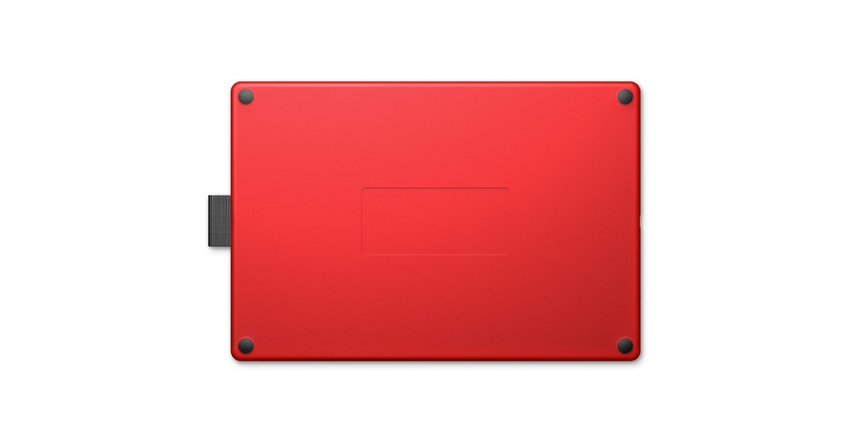 WacomOne by Wacom, small tekentablet  (Zwart/rood)