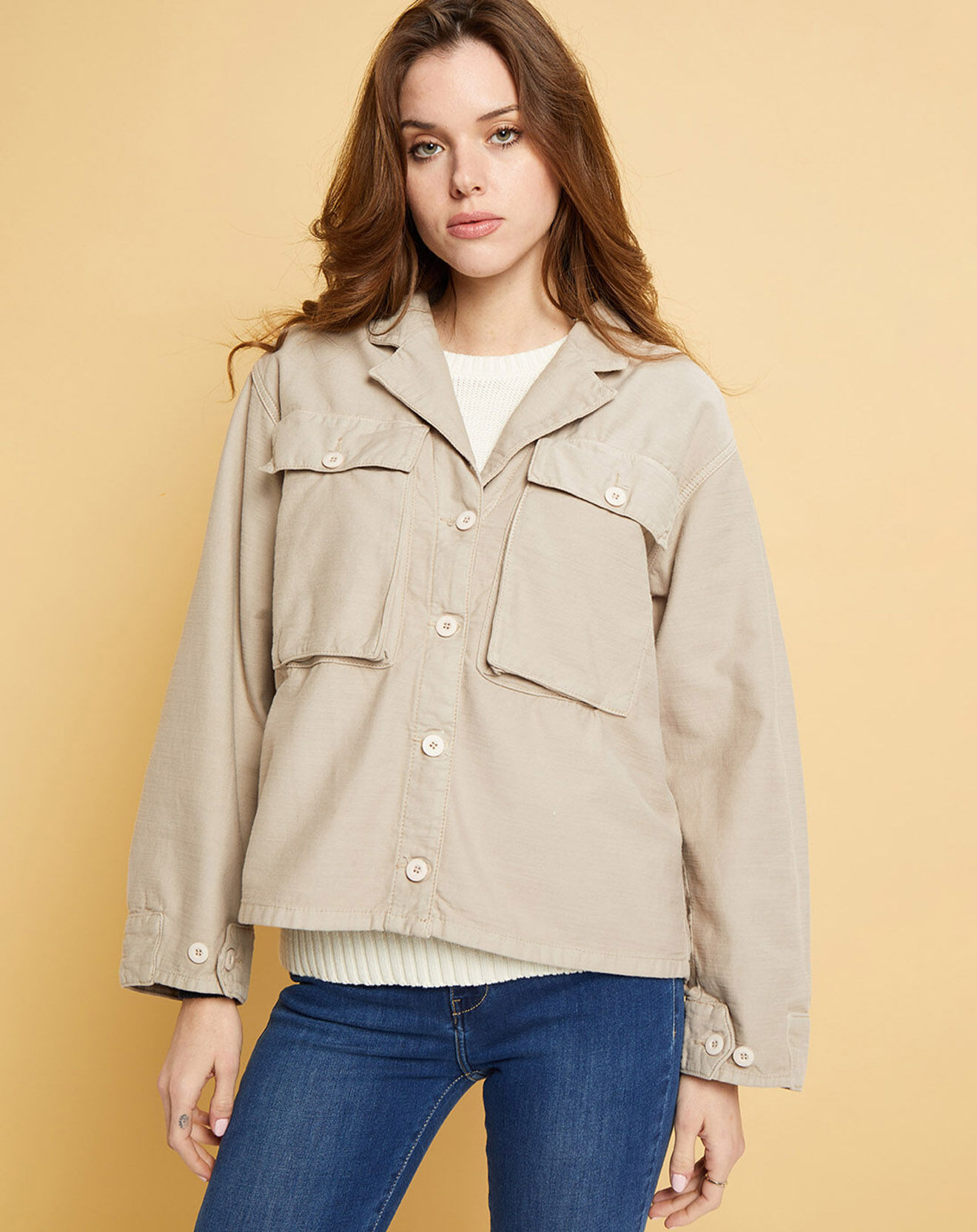 Acquaverde Veste Gabardine Ashley beige
