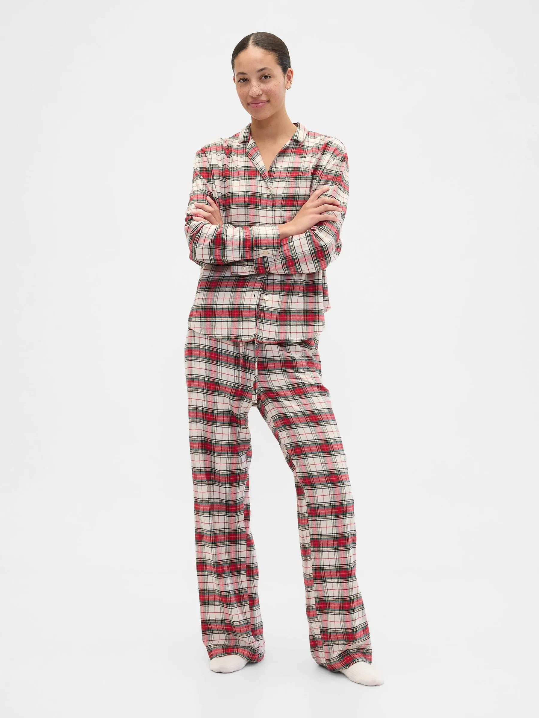Gap Uniforme gezinsoutfits voor Kerstmis