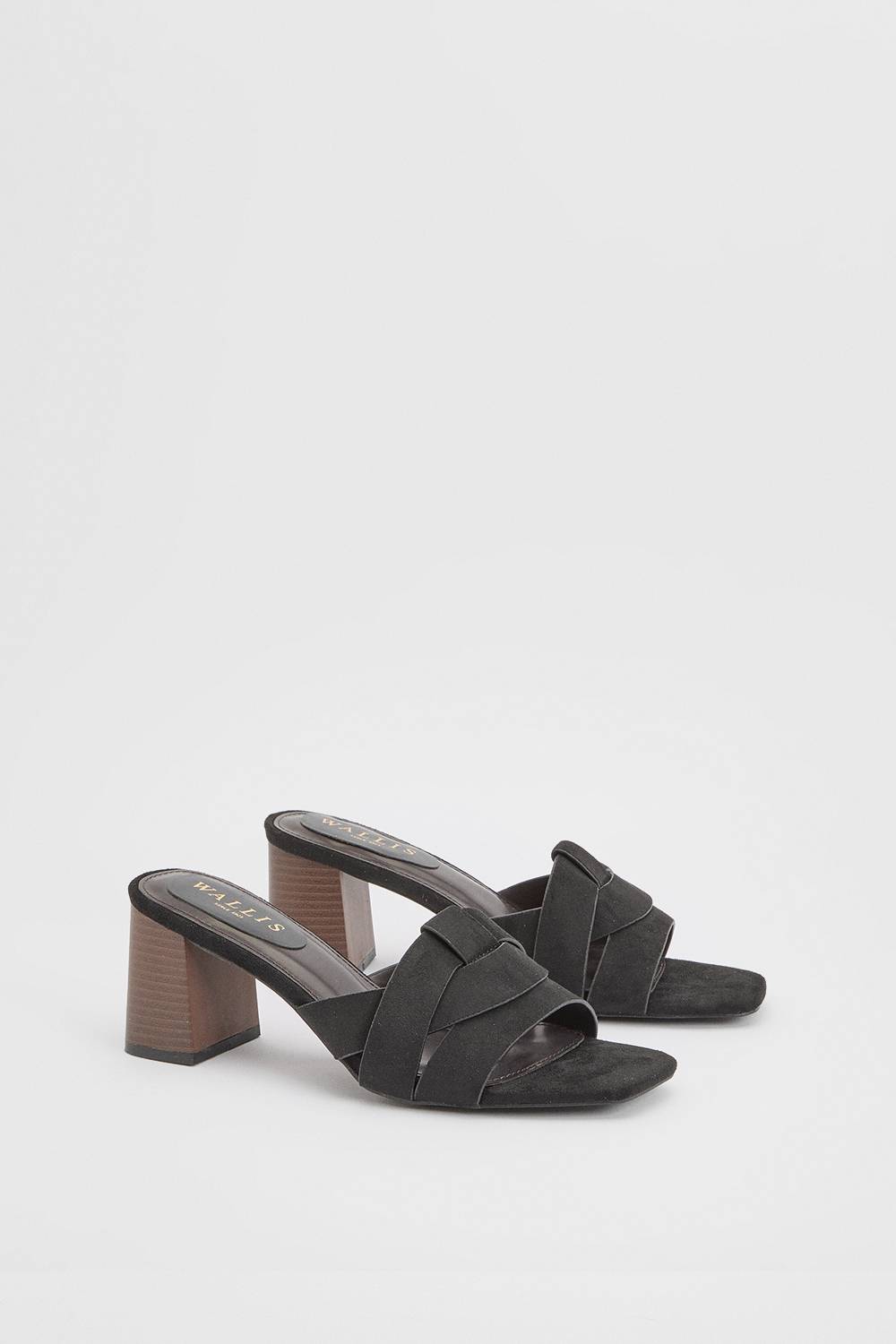 Wallis Mules Brooklyn À Talon Bloc En Synthétique