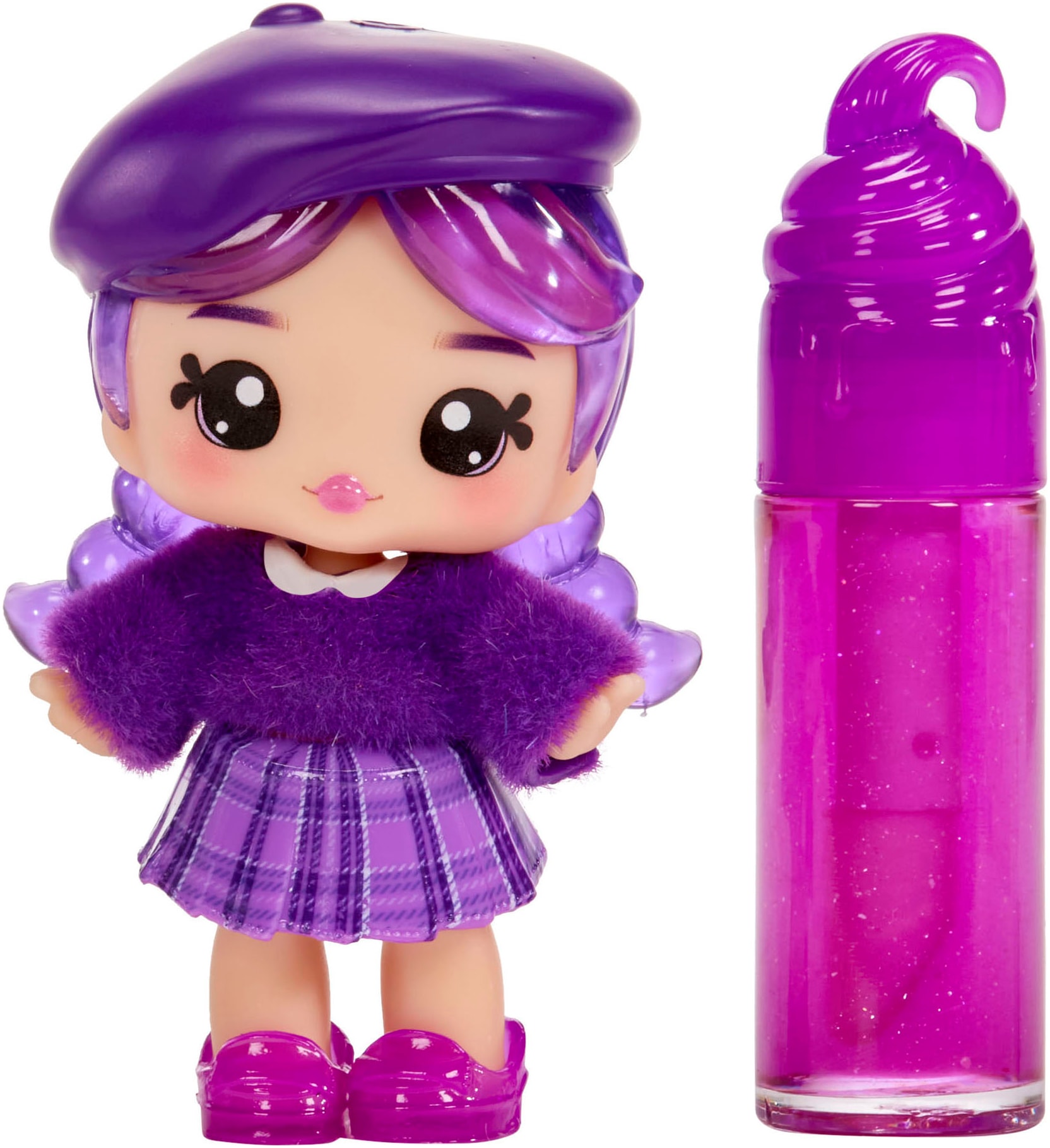 YUMMILAND Minipuppe »Yummiland Lipgloss Doll - Greta Grape« inklusive Schlüsselanhänger