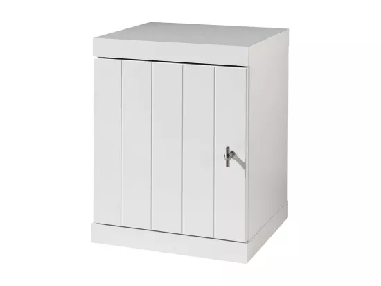 CLEO - Lit 90x200cm avec Sommier + Chevet + Armoire 2 Portes