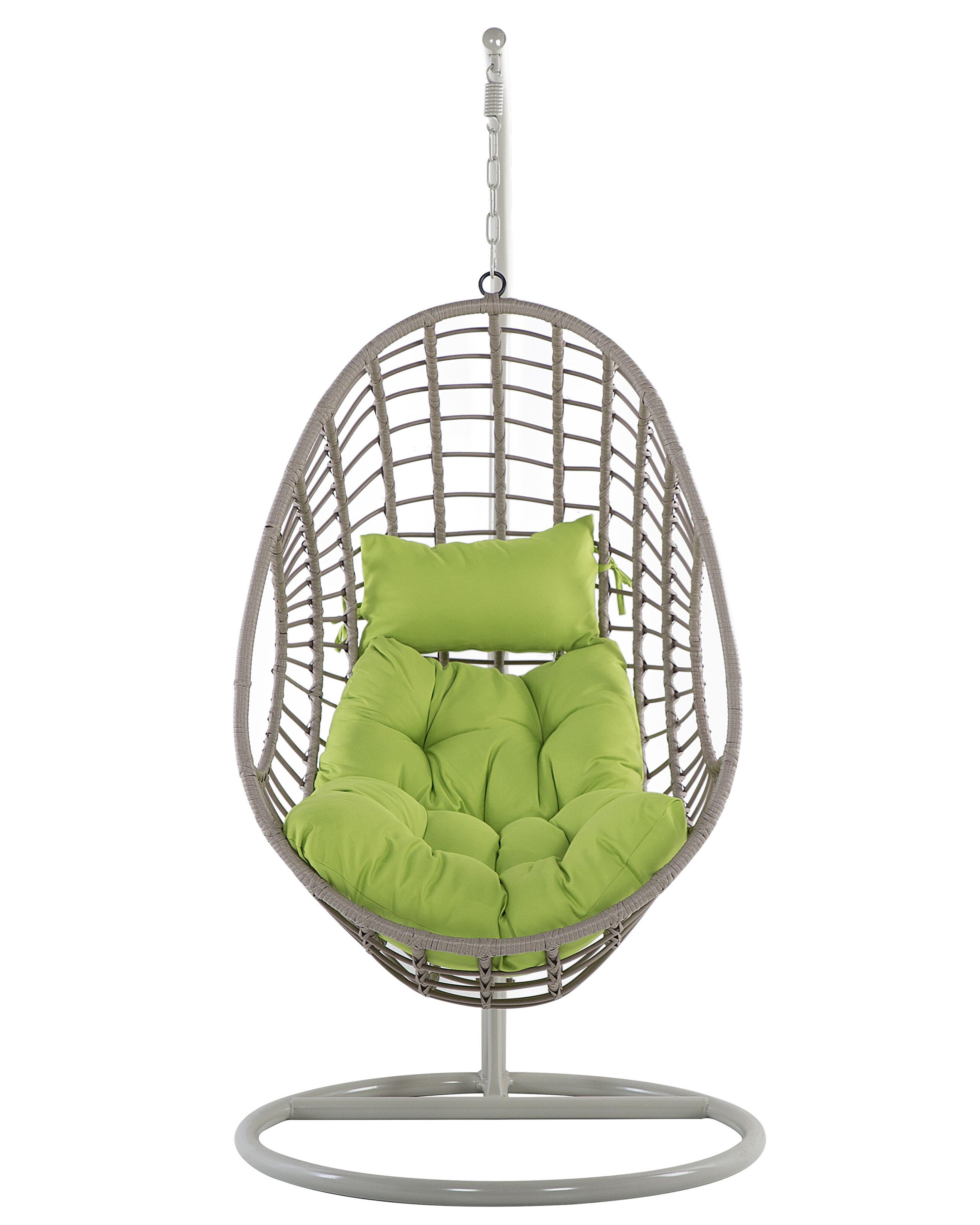 Hangstoel met standaard ARPINO PE rotan Beige