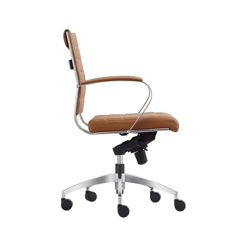 Bureaustoel Cádiz Cognac - 100% leder