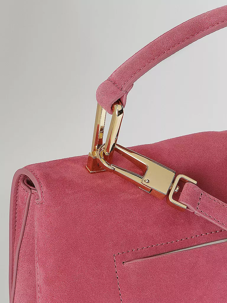 COCCINELLE Ledertasche - Henkeltasche LIYA SUEDE pink