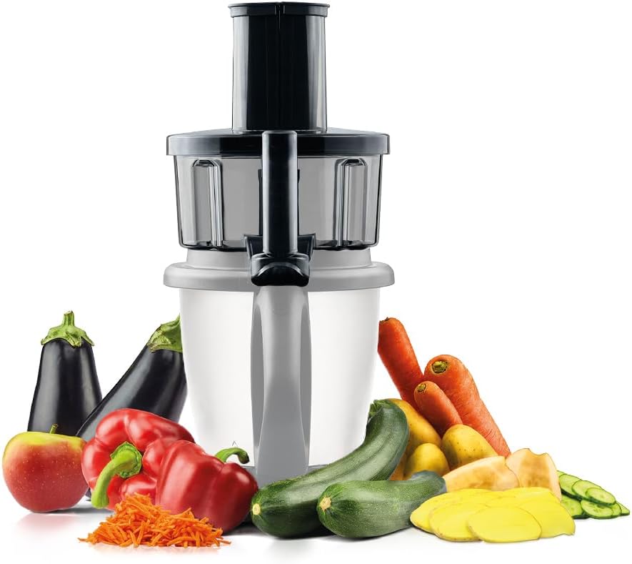 Wundermix - WunderSlicer® V2 Gemüseschneider für Thermomix TM6, TM5 • Gemüse & Obst schneiden & raspeln im Thermomix • Innovative Küchenhilfe • Made in Germany
