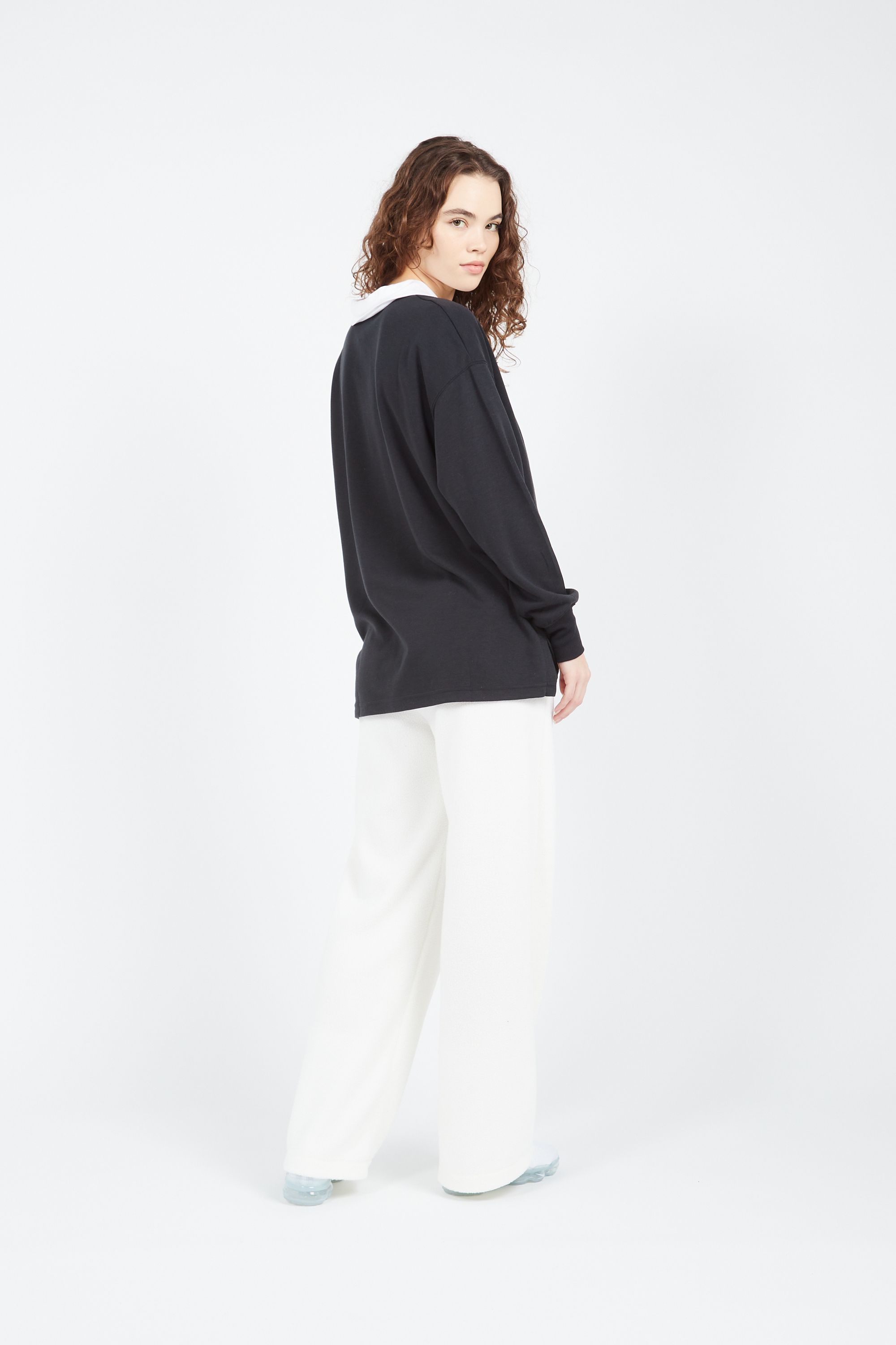 NIKE Polo ESSNTL LS POLO Noir