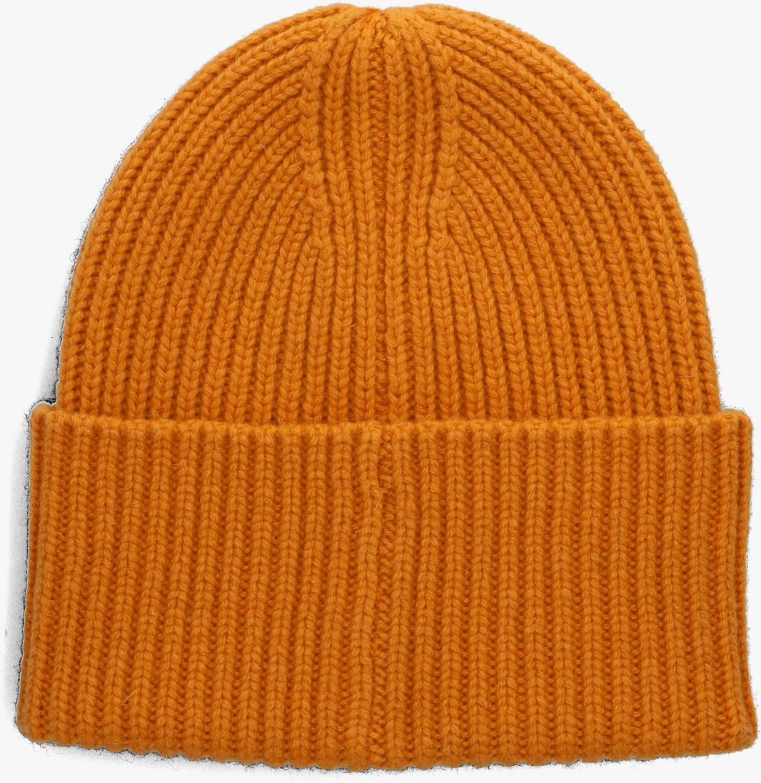MSCH COPENHAGEN oranje msch copenhagen muts mschkara logo beanie