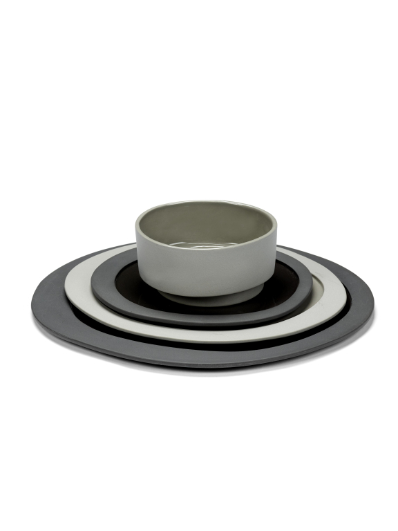 Valerie Objects Inner Circle by Maarten Baas kom Ø13,5 Light Grey