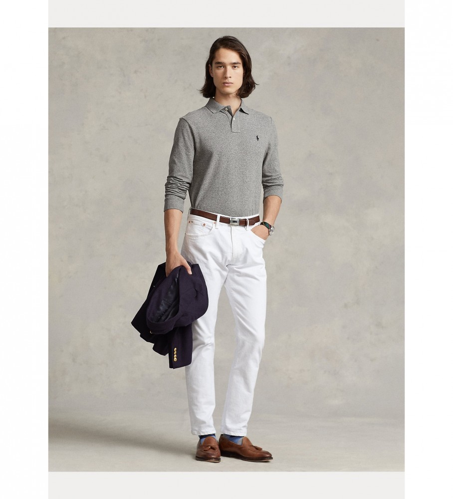 Polo Ralph Lauren Cinza Slim Fit Piqué