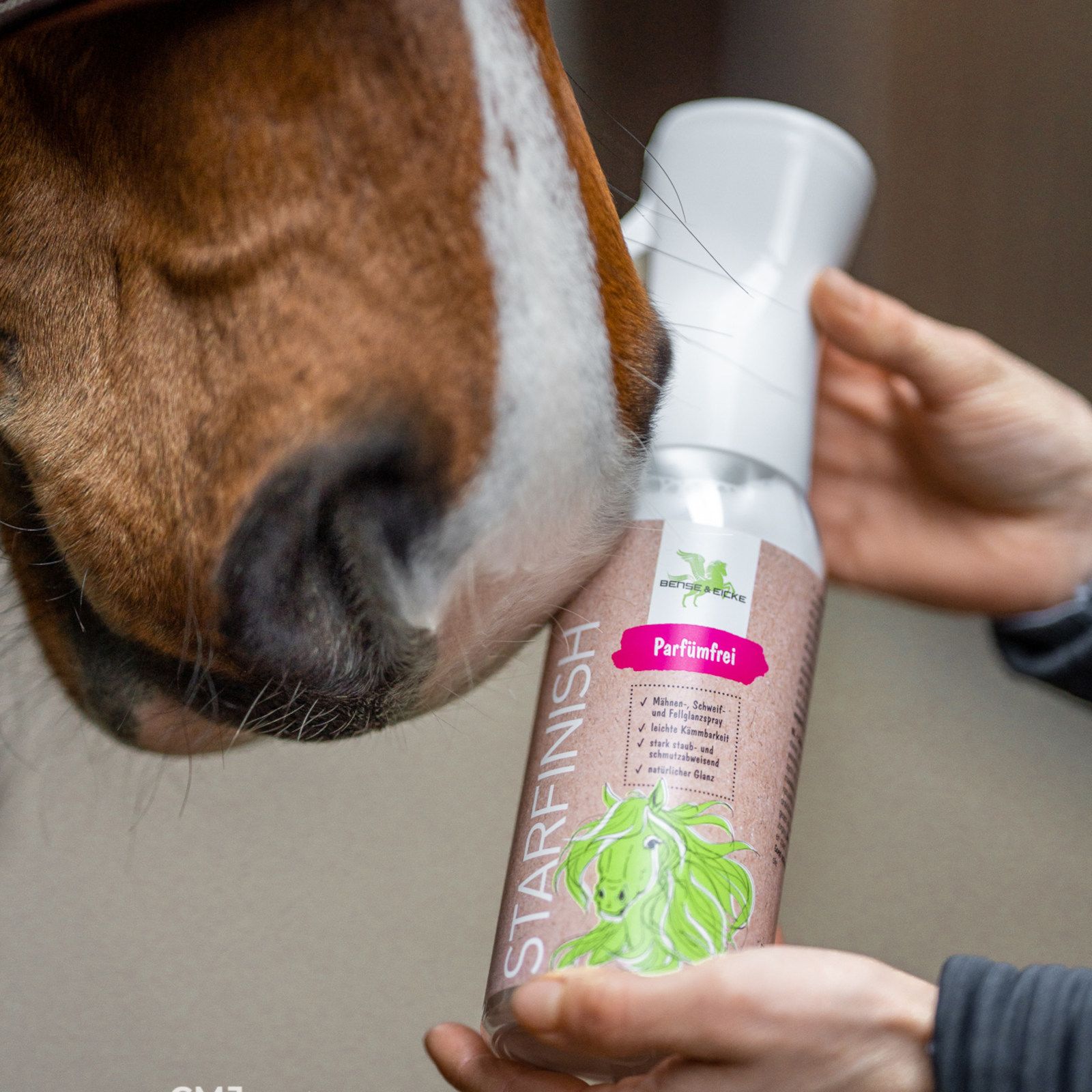 B & E StarFinish parfümfrei - Schweif- und Mähnenspray für Pferde