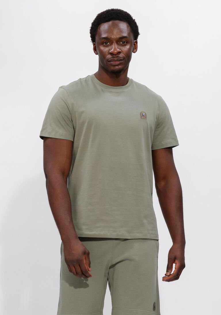 groene parajumpers t-shirt patch tee