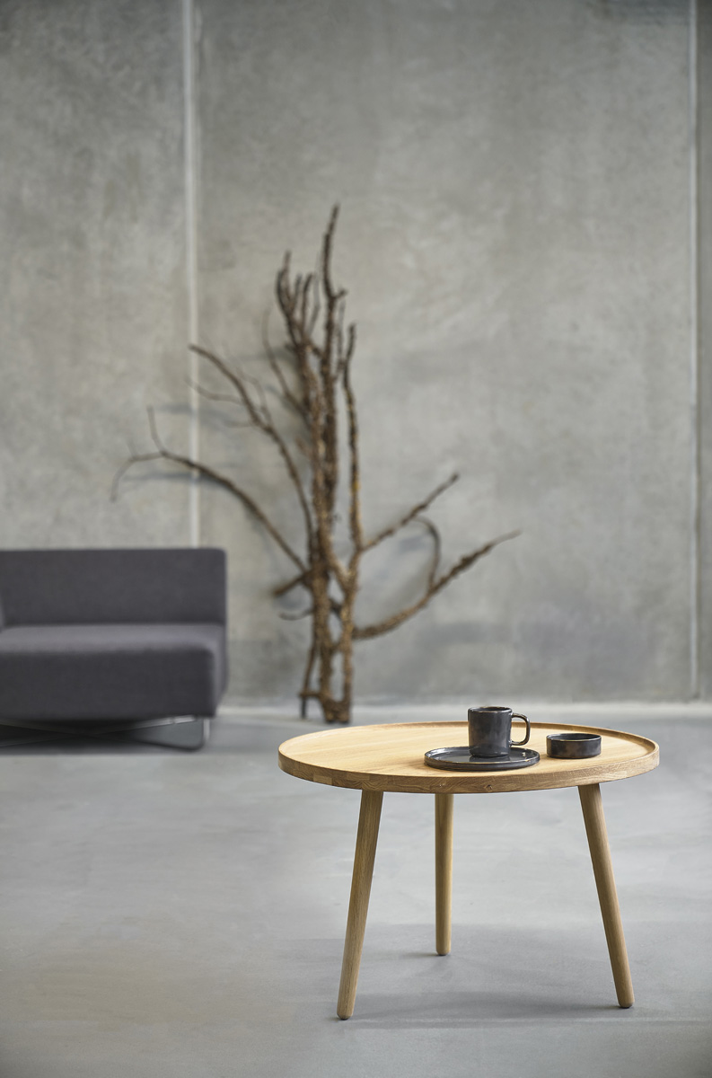 Ebern houten salontafel whitewash - 70,5 x 44,5 cm