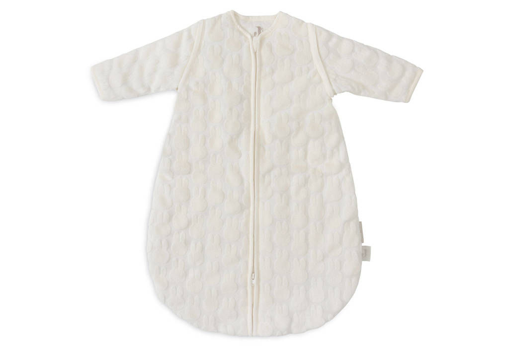 slaapzak met afritsbare mouw Miffy Jacquard - Ivory