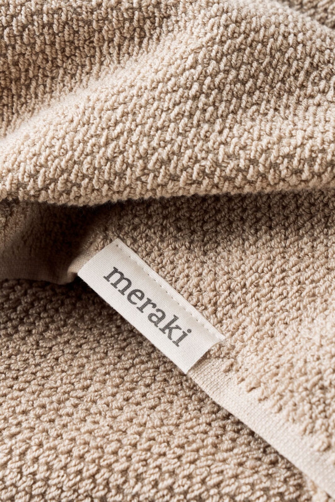 Meraki Håndklæde, Solid, 50 x 100, Safari
